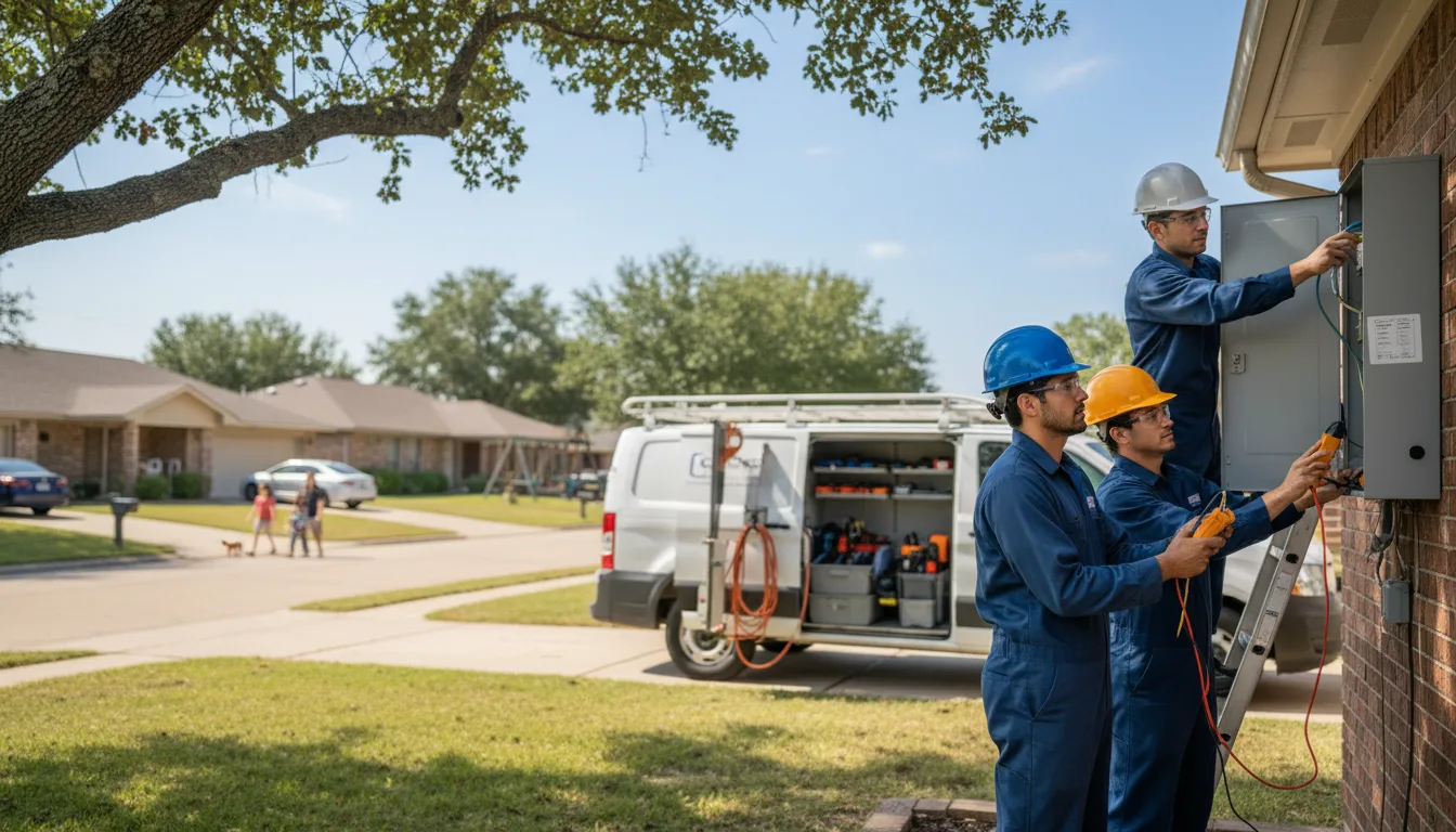 Certified electrician providing emergency electrical services in Hoagland, IN
